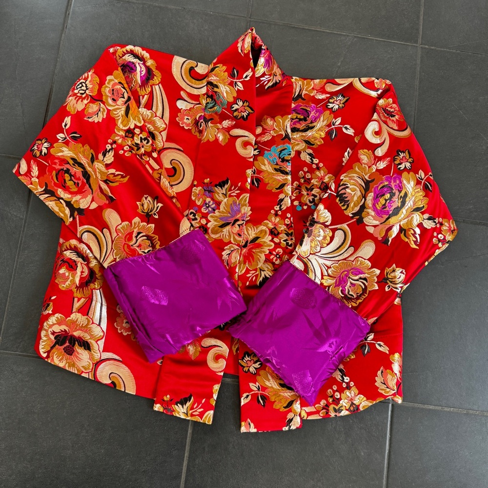 Bhutanese Silk Brocade Jacket